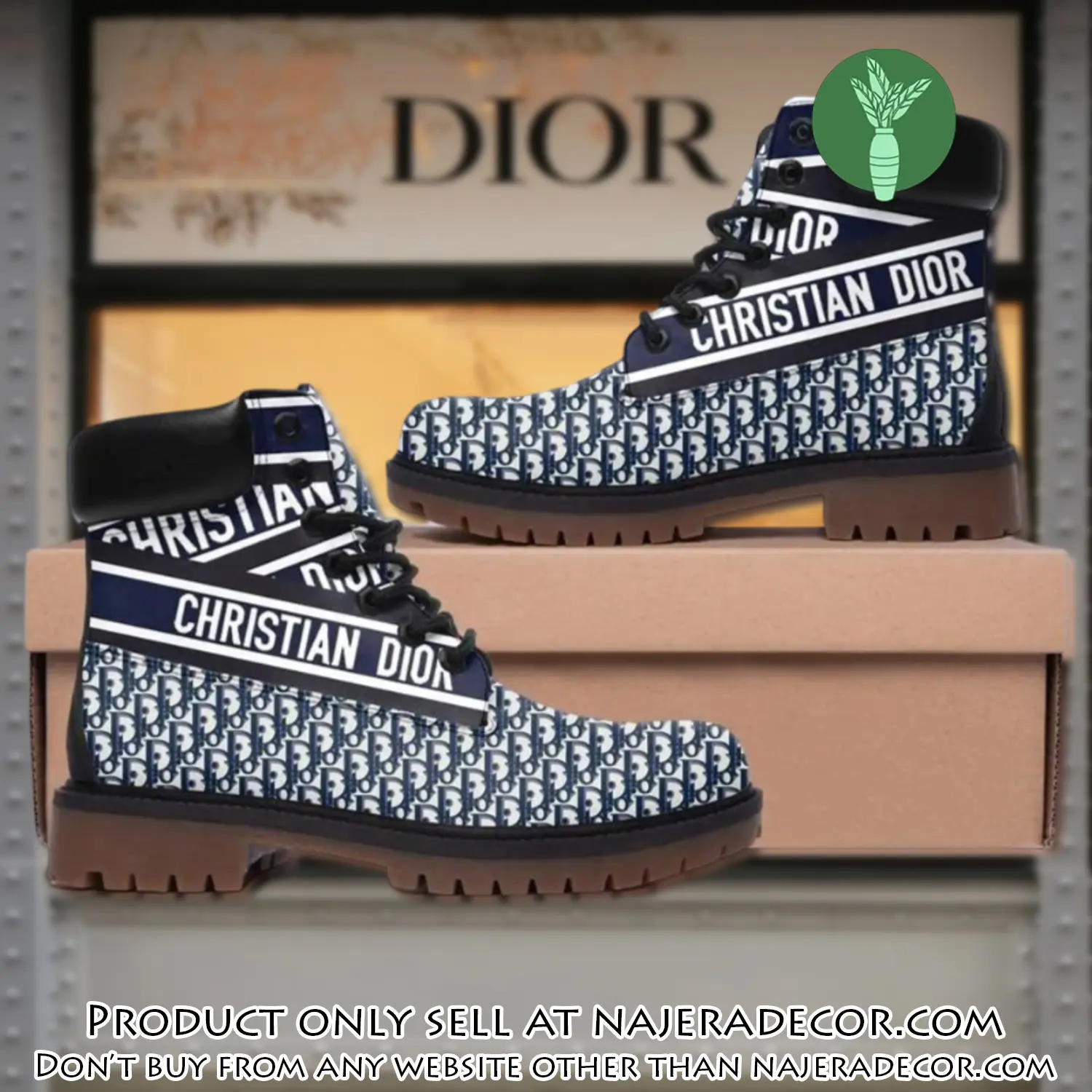 Christian dior luxury brand boots premium gifts for men women njr2057461